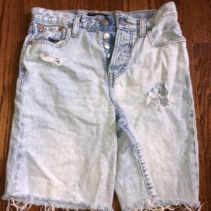 AERO 90’s high rise cut off shorts (size 4)